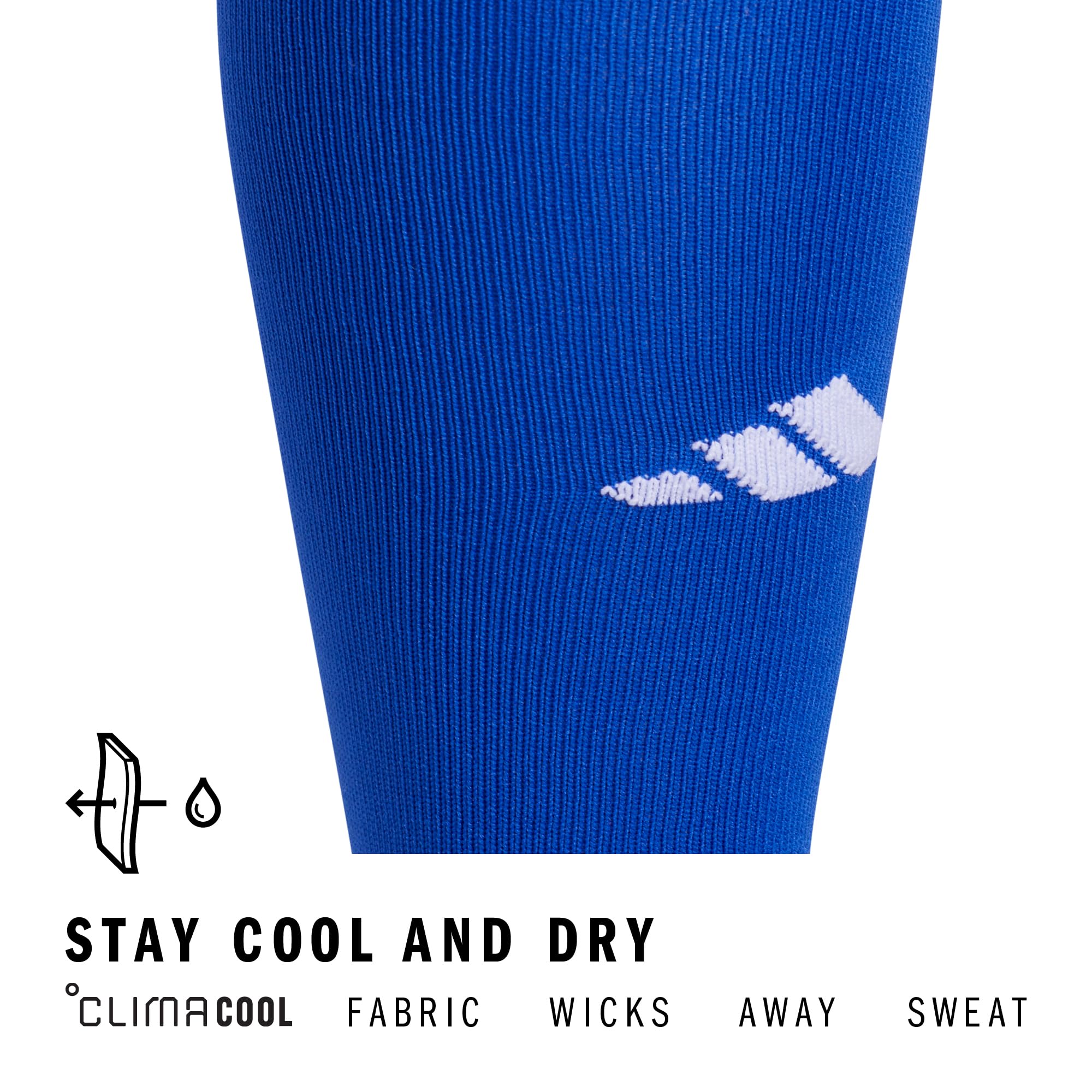 adidas Unisex Metro Soccer Socks or Calf Sleeves (1 Pair) Over-the-Calf