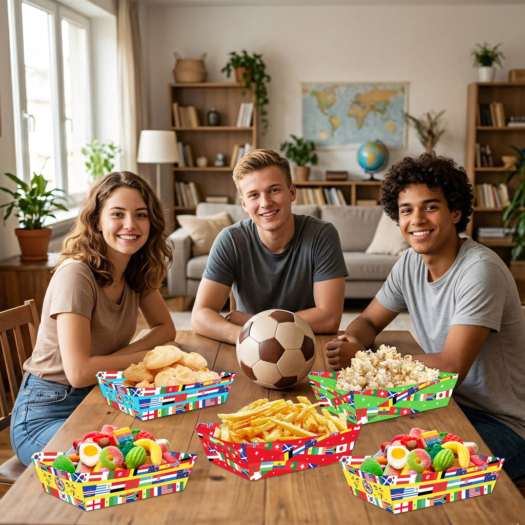 World Cup Soccer Party Food Trays