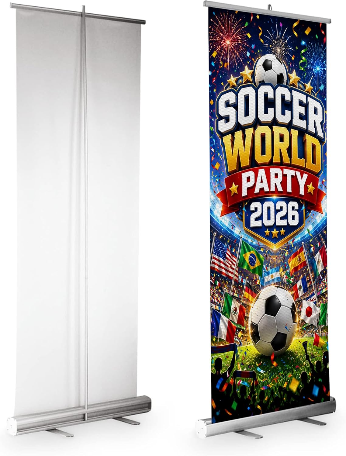 Soccer Feather Flag Banner