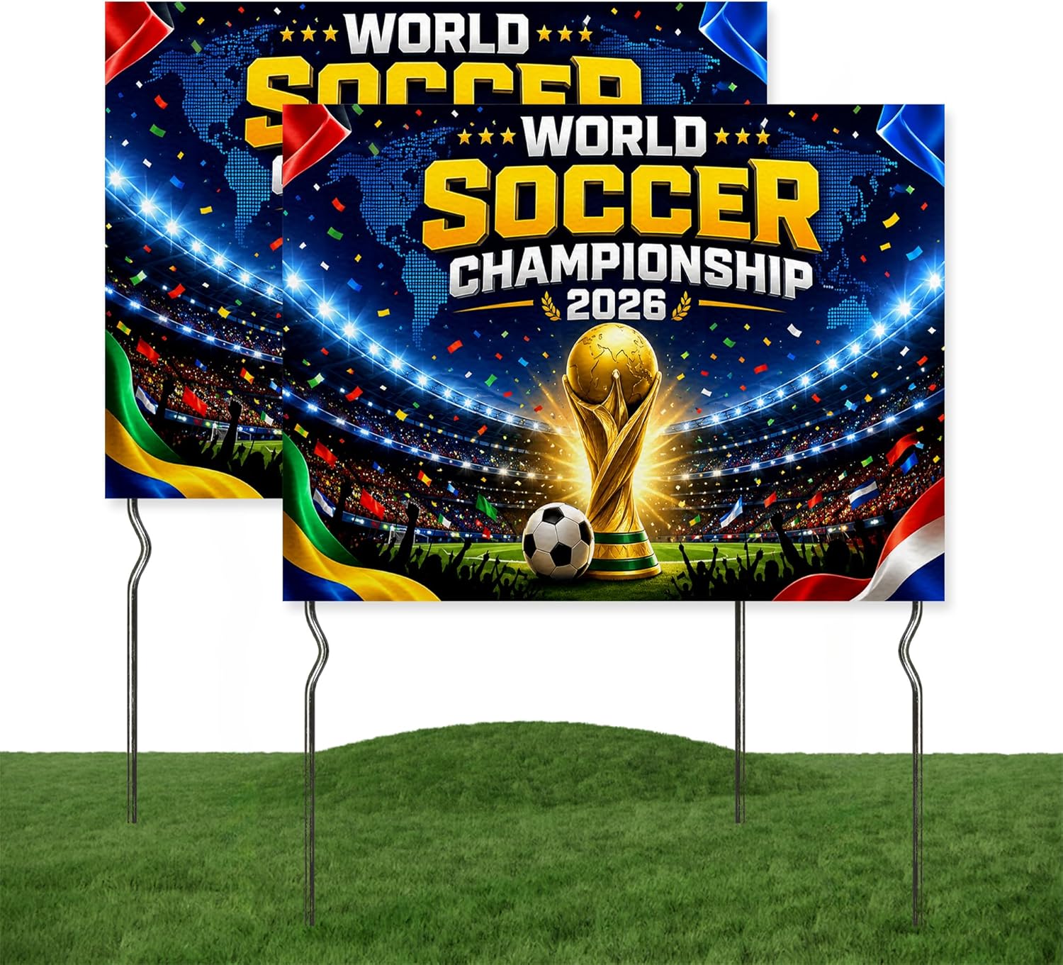Soccer Feather Flag Banner