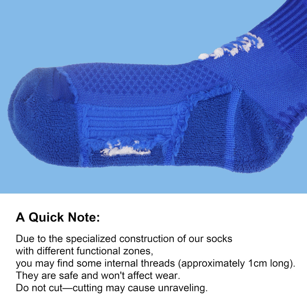 YMYDYFC Kids Soccer Socks 3Pack Cushion Cotton Compression Socks Baseball Sock For Youth Toddler Boys Girl Men Knee High Sock