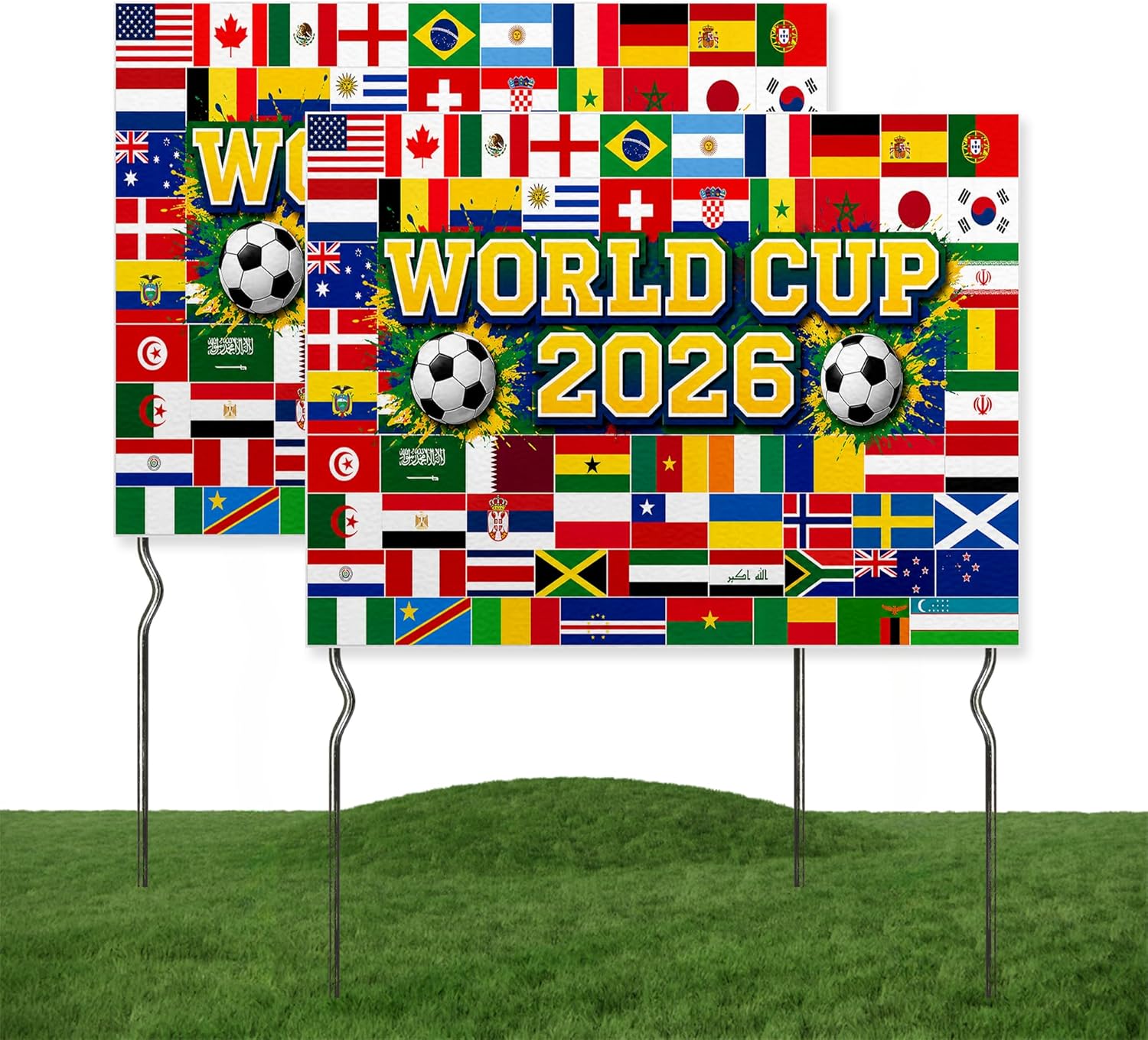 Soccer Feather Flag Banner