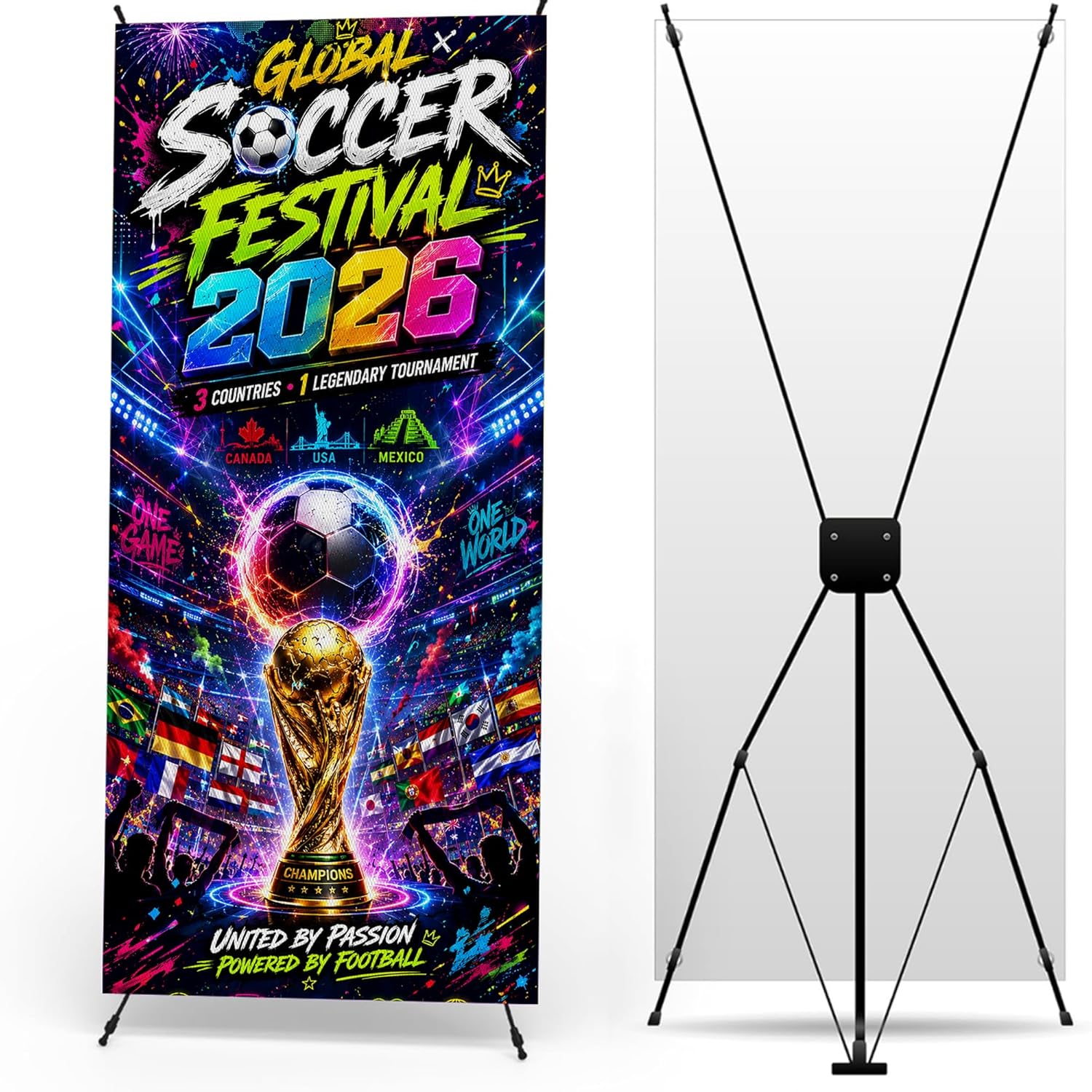 Soccer Feather Flag Banner