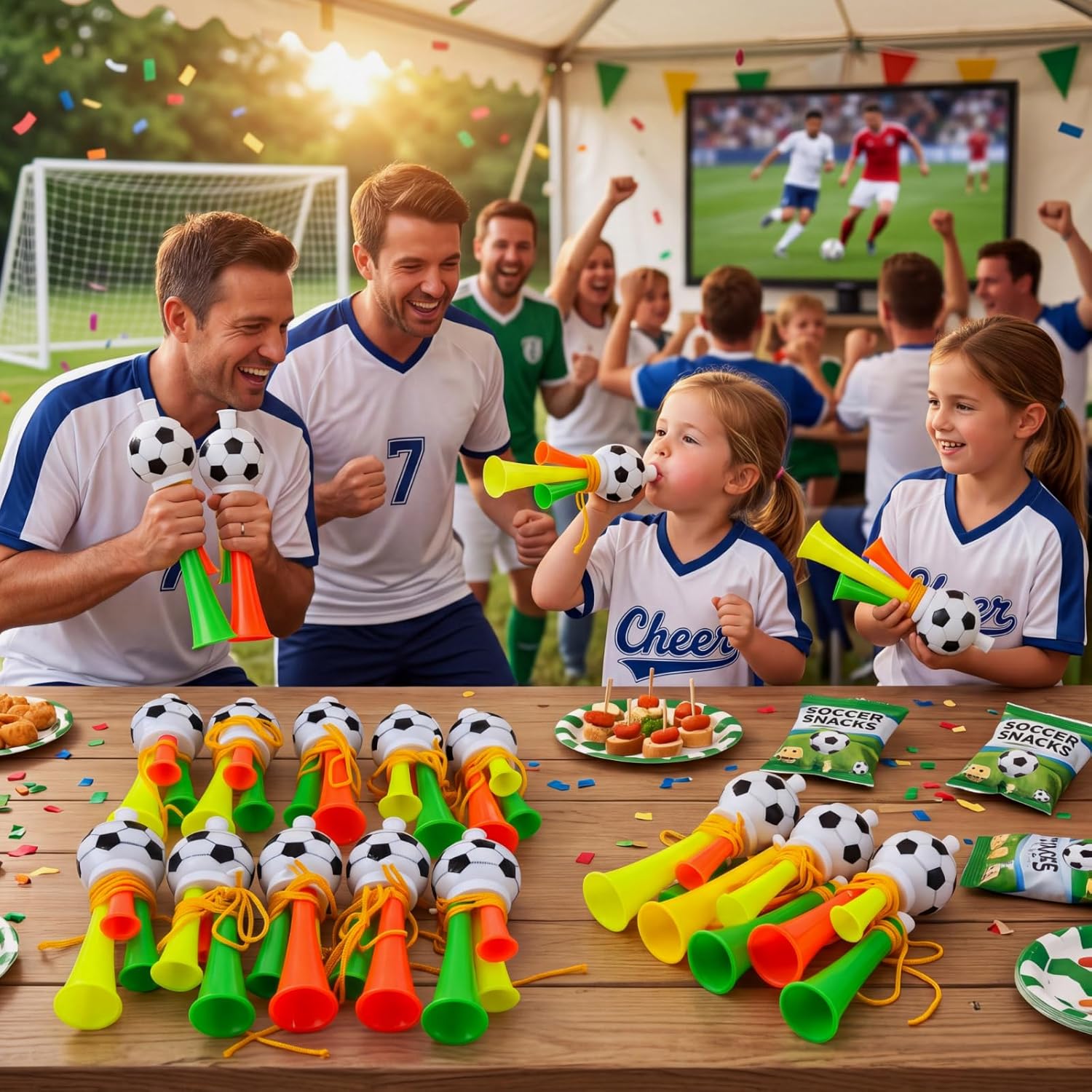 24-Pack Soccer Stadium Horns