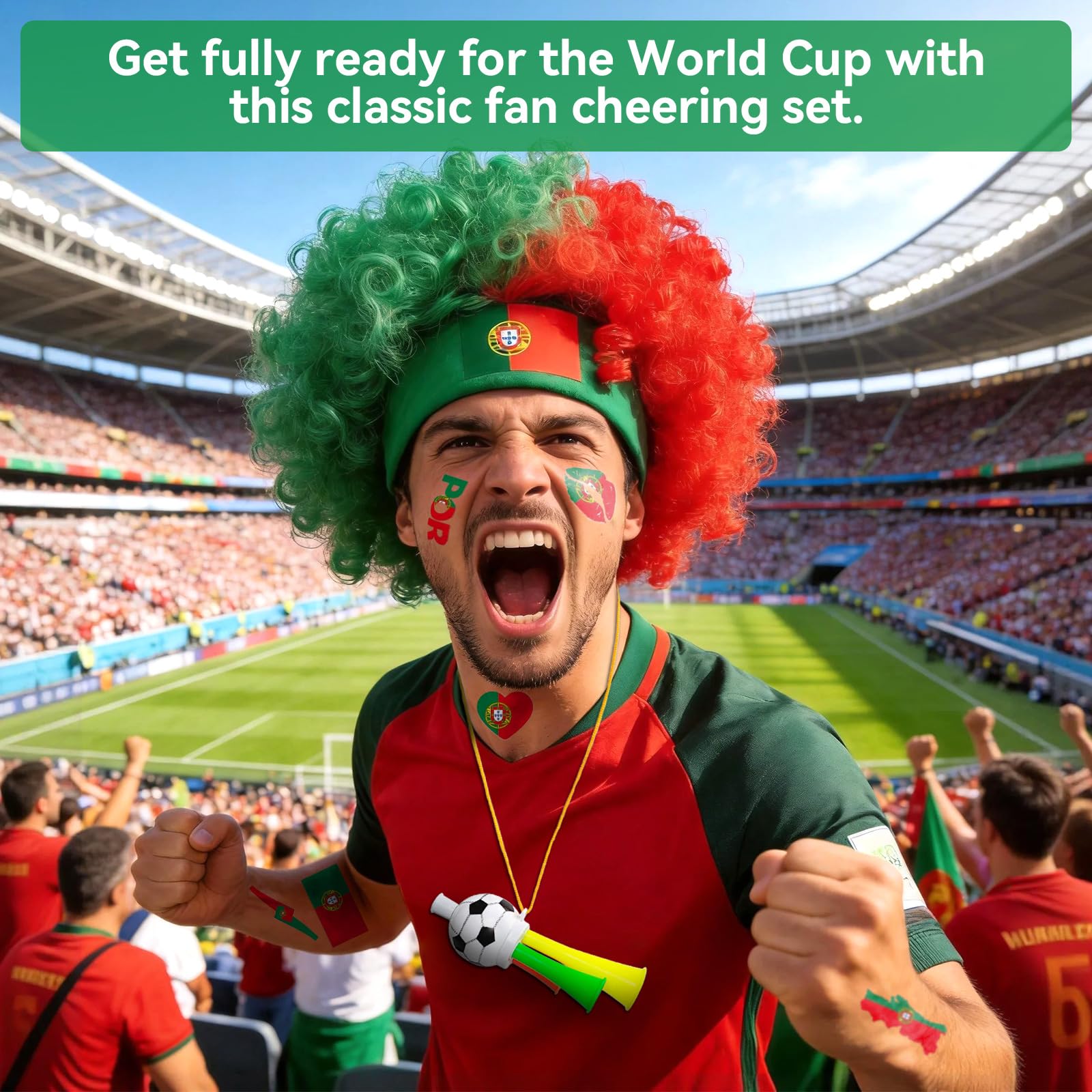 Soccer Fan Gear Set