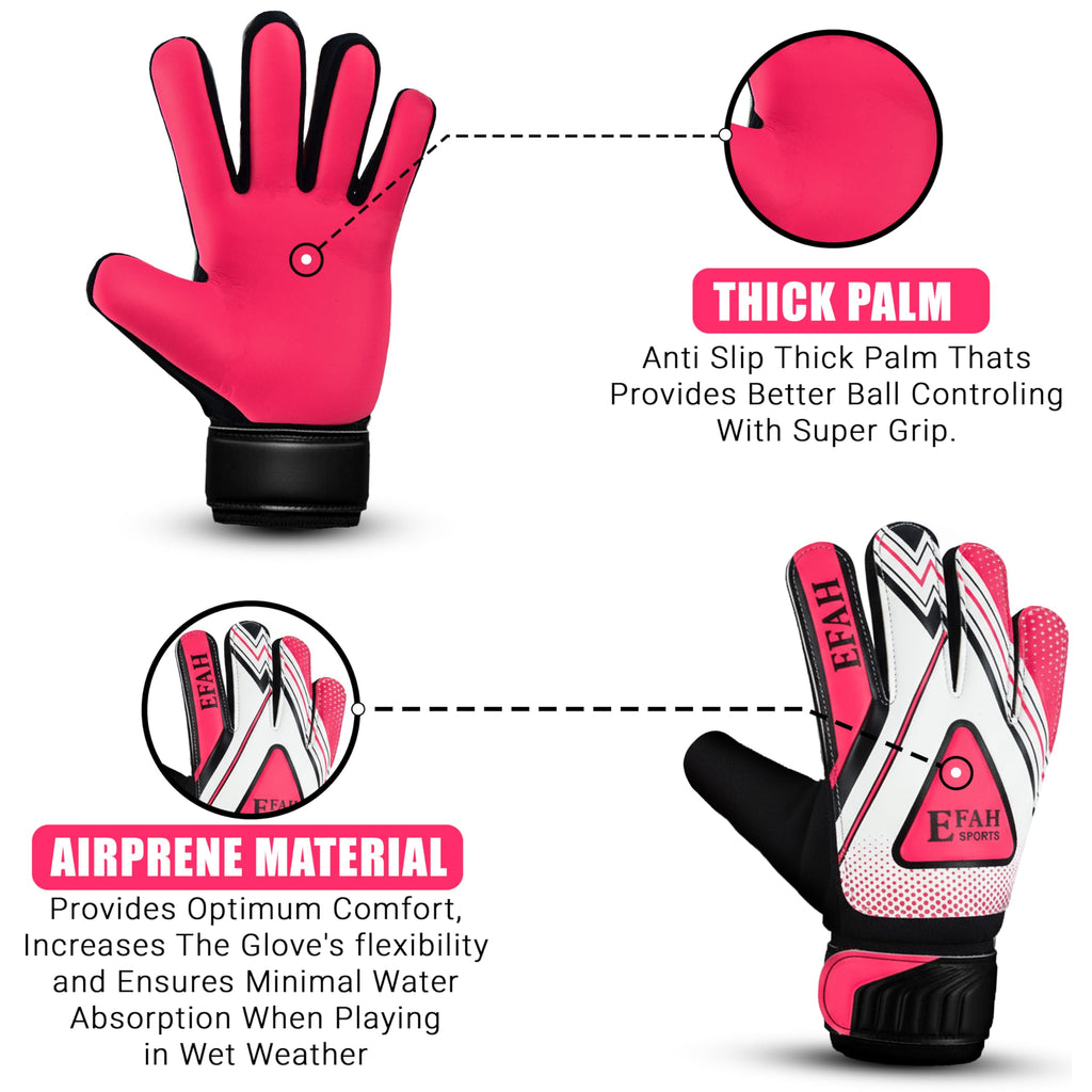 Soccer Goalie Goalkeeper Gloves for Kids Boys Children Football Gloves with Strong Grips Palms