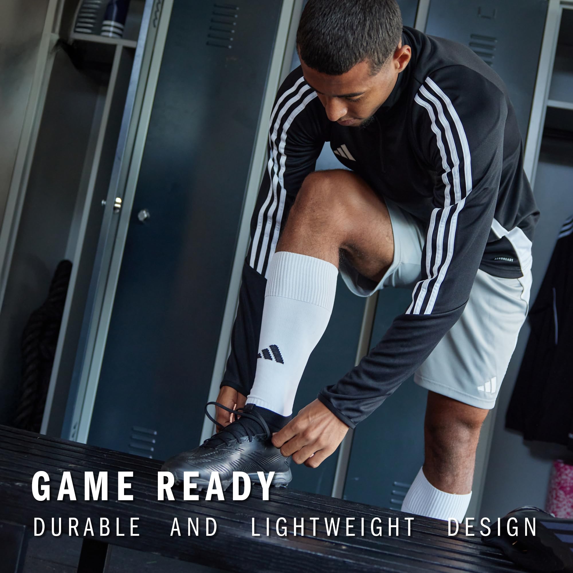 adidas Unisex Metro Soccer Socks or Calf Sleeves (1 Pair) Over-the-Calf