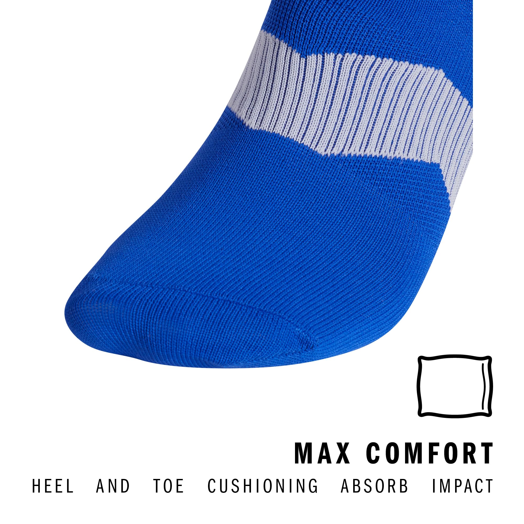 adidas Unisex Metro Soccer Socks or Calf Sleeves (1 Pair) Over-the-Calf