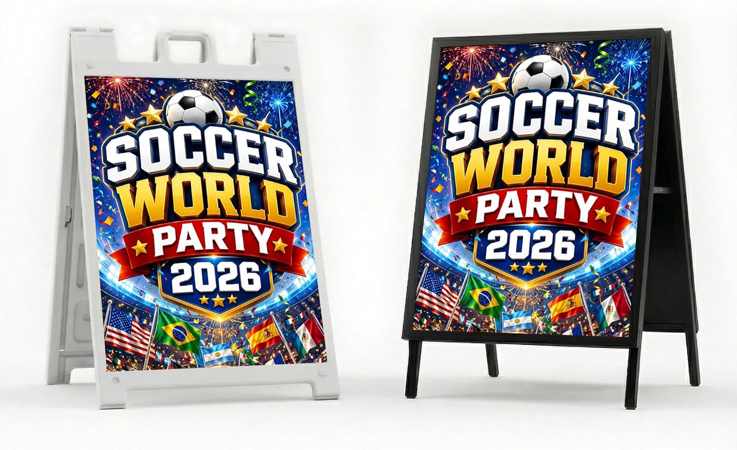 Soccer Feather Flag Banner