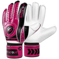 Sportout Goalkeeper Gloves with Fingersave, Breathable Soccer Goalie Gloves, 4mm Latex, for Kids, Youth and Adult