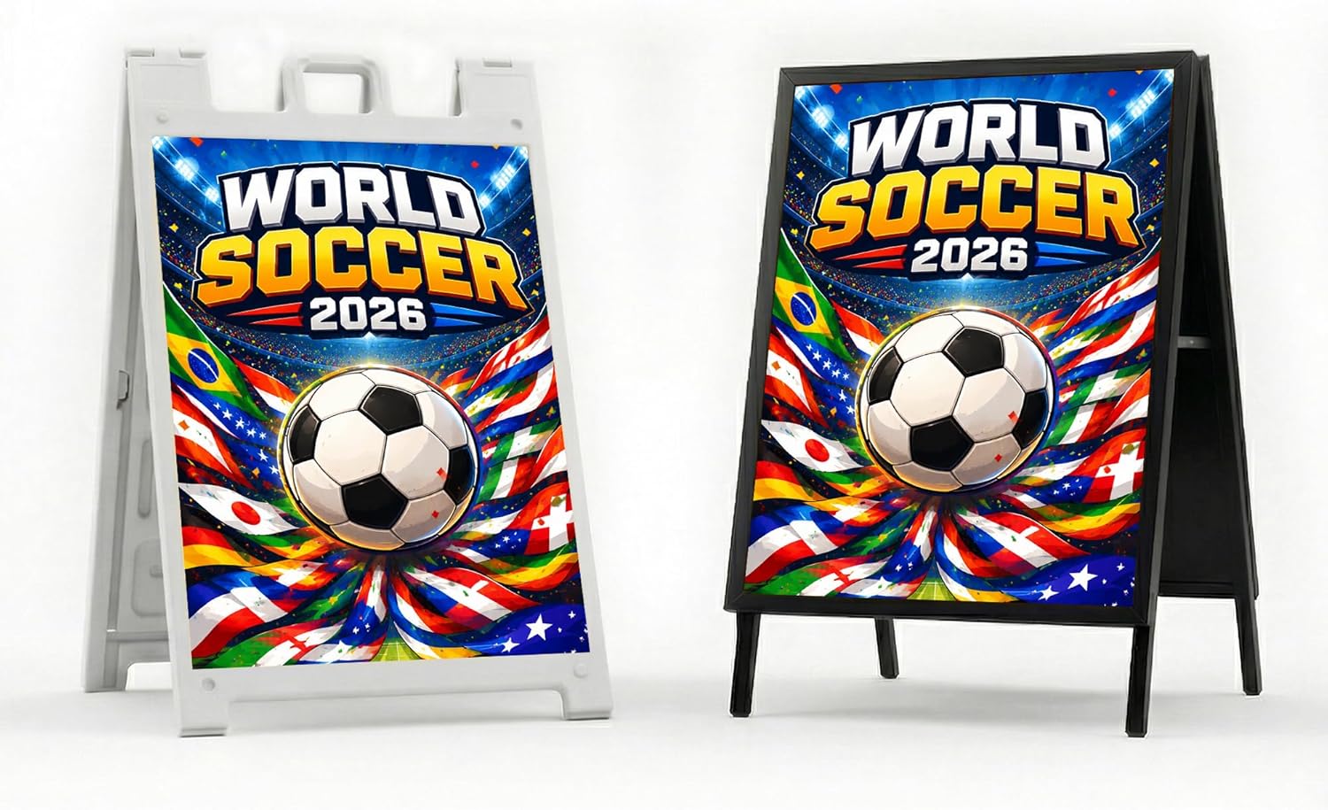 Soccer Feather Flag Banner