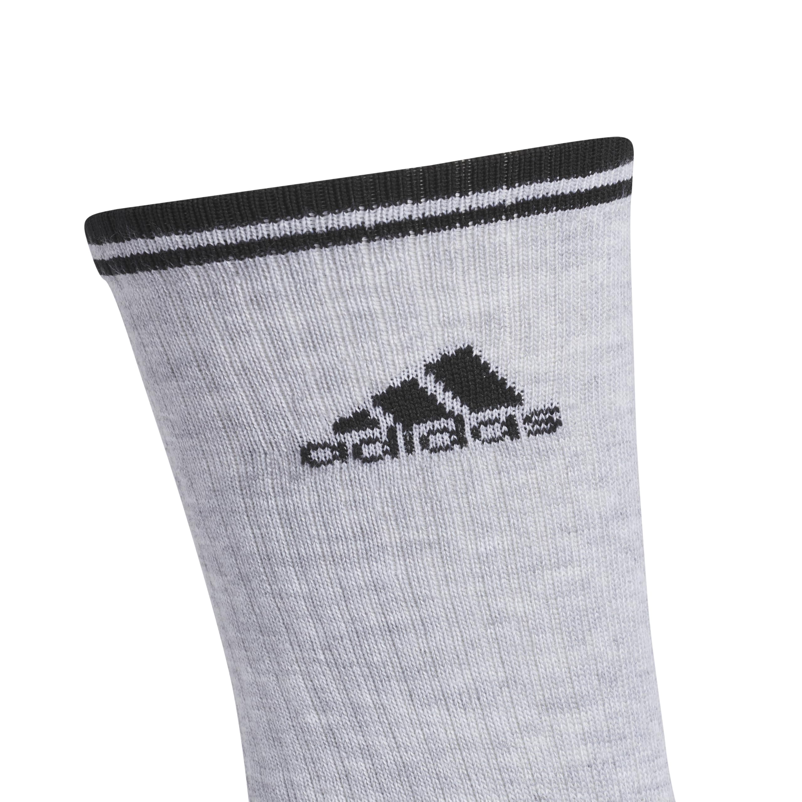 adidas Men's Athletic Cushioned Crew Socks (6 Pairs) Durable & Comfortable