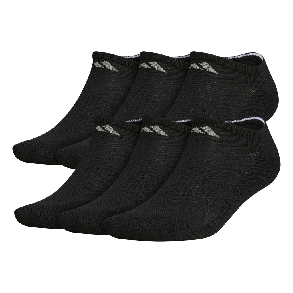 adidas Men's Athletic Cushioned No Show Socks (6 Pairs) Durable & Comfortable