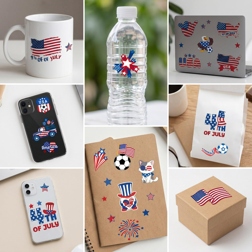 96-Piece Soccer Fan Temporary Tattoos