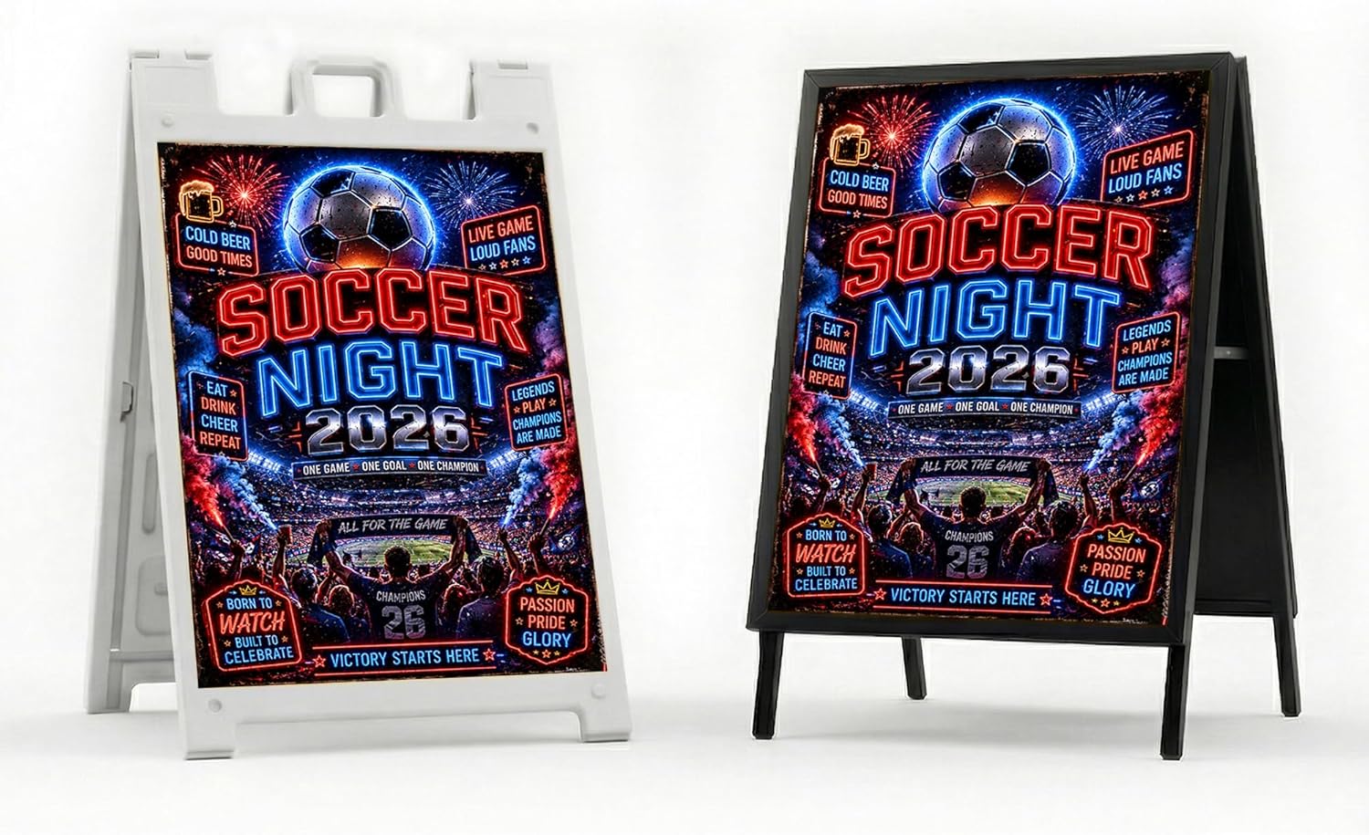Soccer Feather Flag Banner