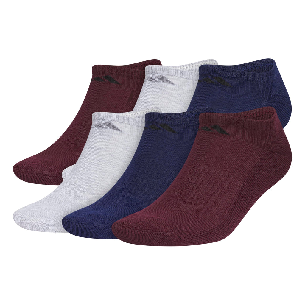 adidas Men's Athletic Cushioned No Show Socks (6 Pairs) Durable & Comfortable