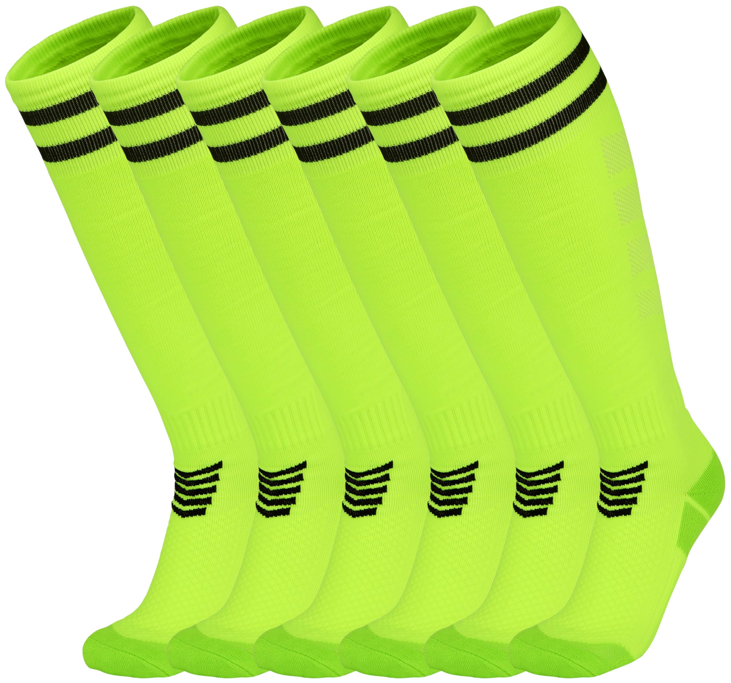 YMYDYFC Kids Soccer Socks 3Pack Cushion Cotton Compression Socks Baseball Sock For Youth Toddler Boys Girl Men Knee High Sock