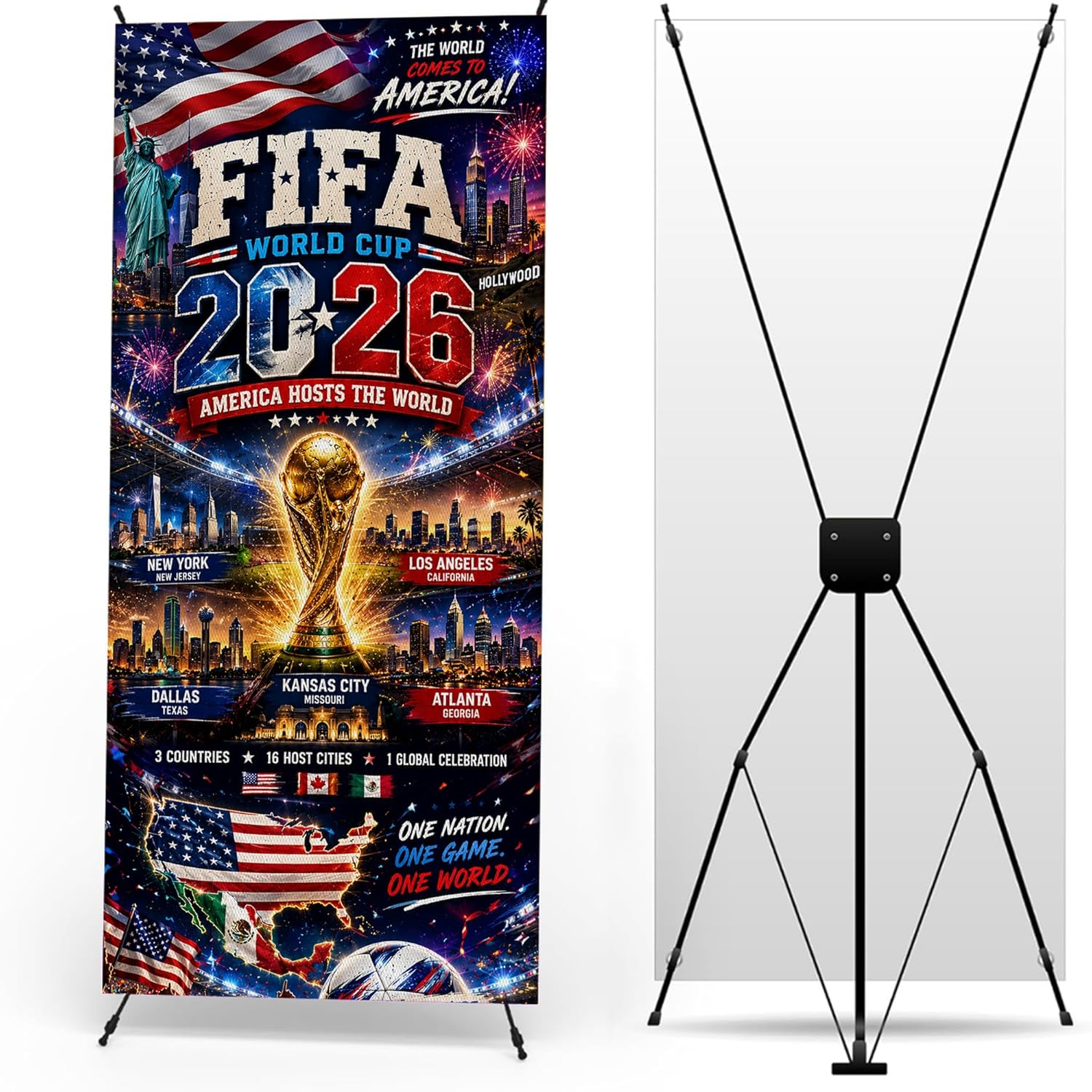 Soccer Feather Flag Banner