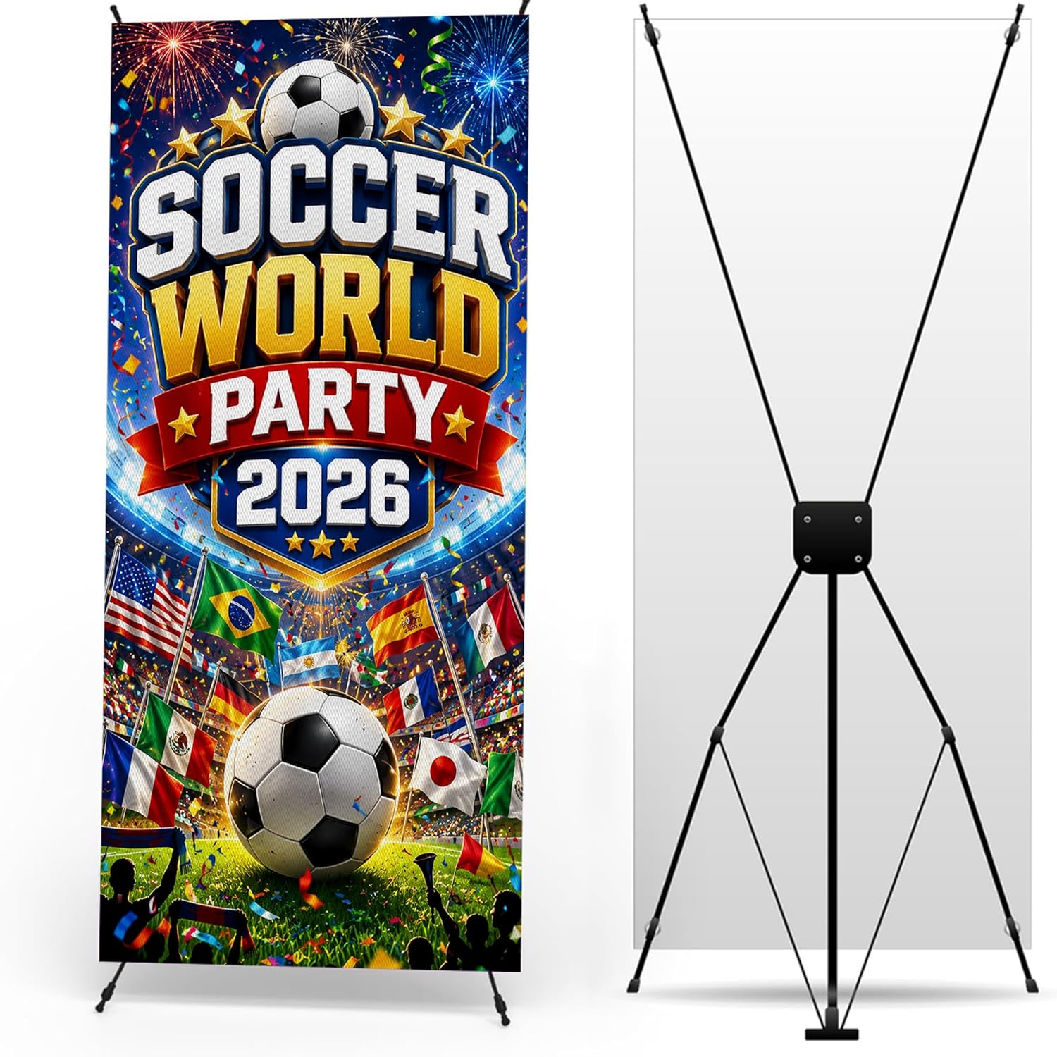 Soccer Feather Flag Banner
