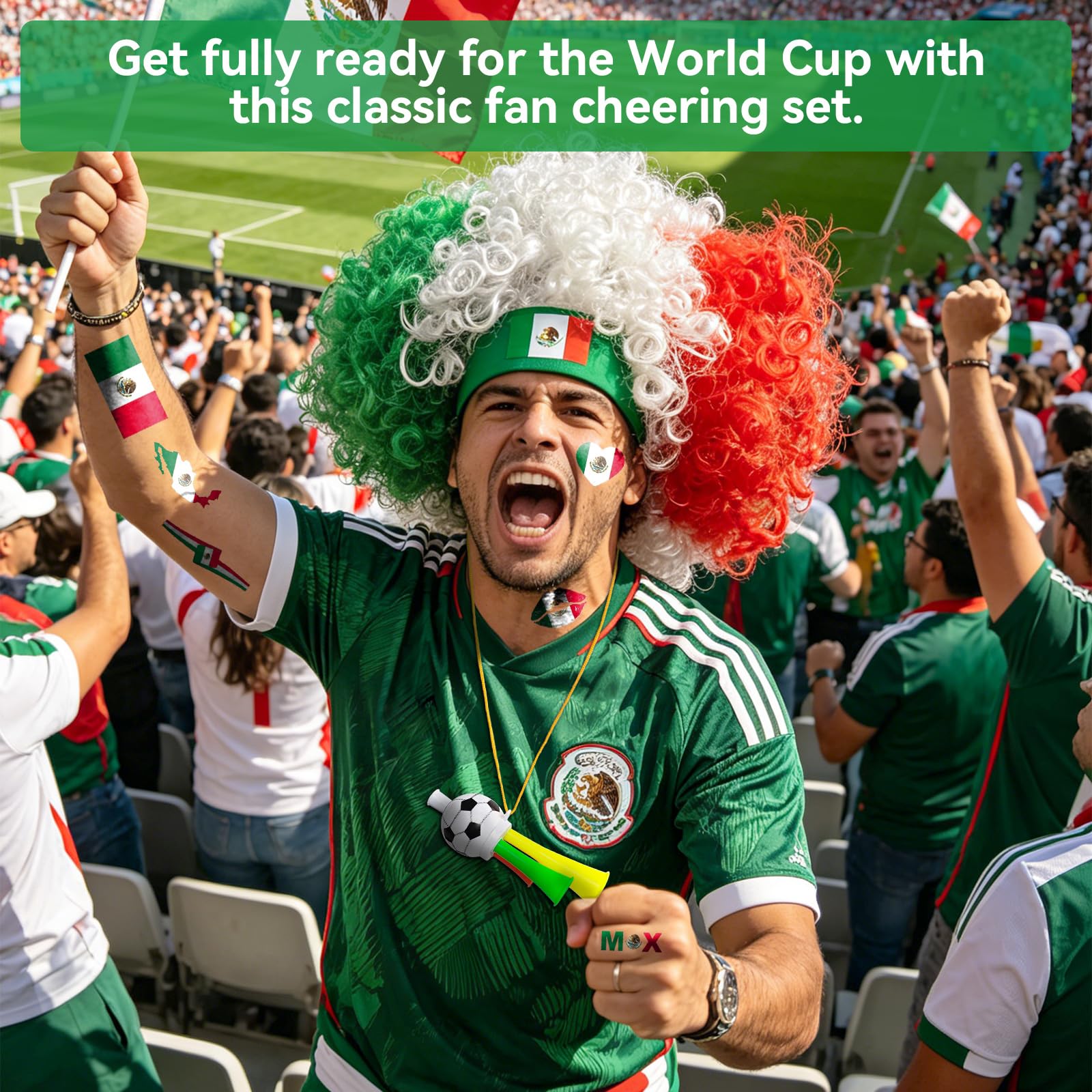 Soccer Fan Gear Set