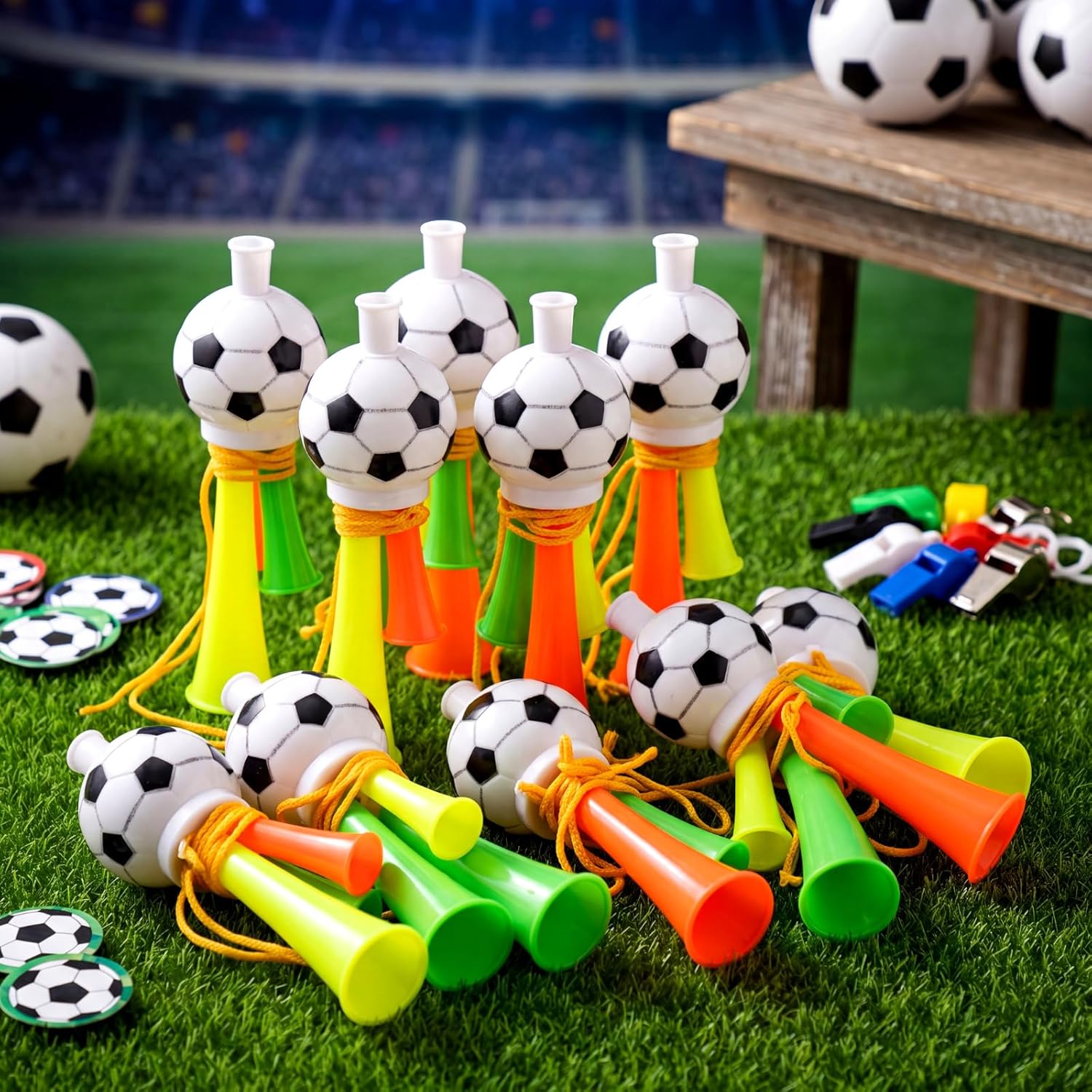 24-Pack Soccer Stadium Horns