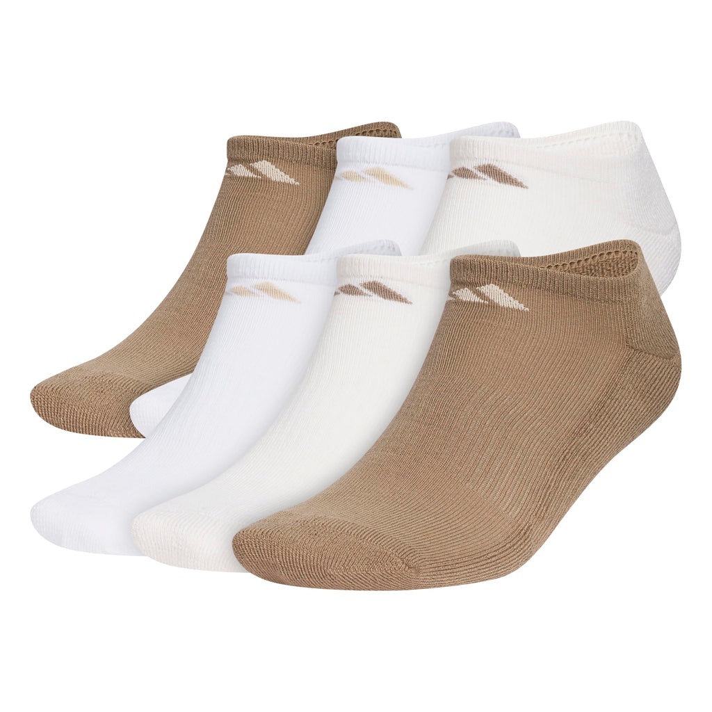 adidas Men's Athletic Cushioned No Show Socks (6 Pairs) Durable & Comfortable