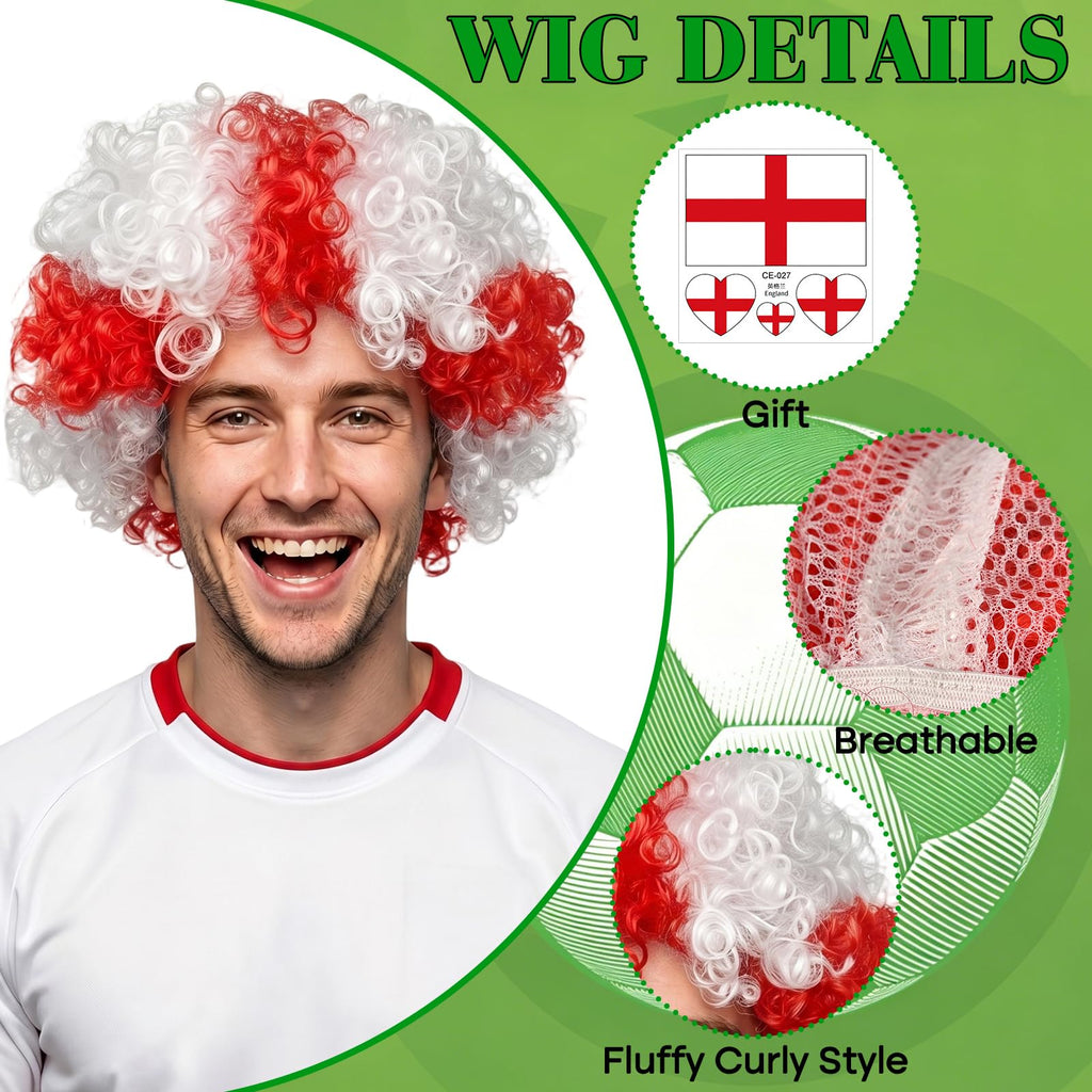 Country Color Afro Fan Wig