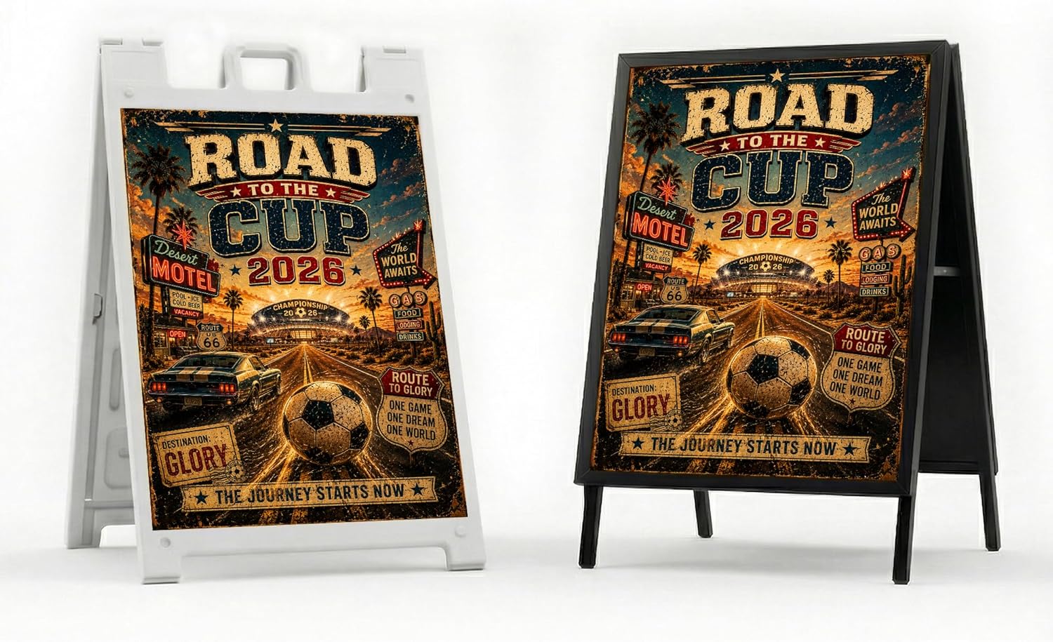 Soccer Feather Flag Banner