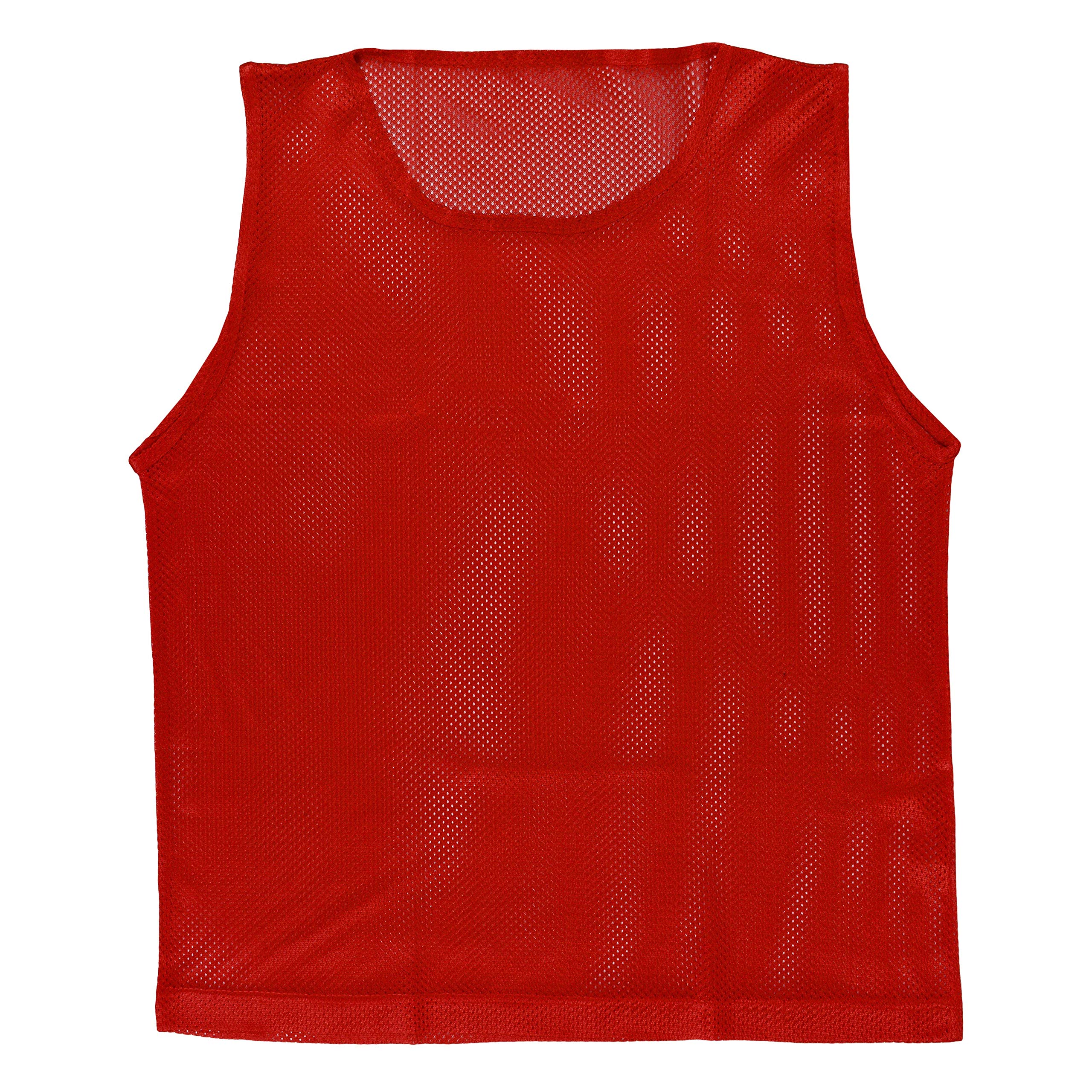 Athllete LITEMESH Pinnies (Set of 12/24 Practice Vests) Youth Pinnies, Pennies for Sports Youth, and Scrimmage Vests