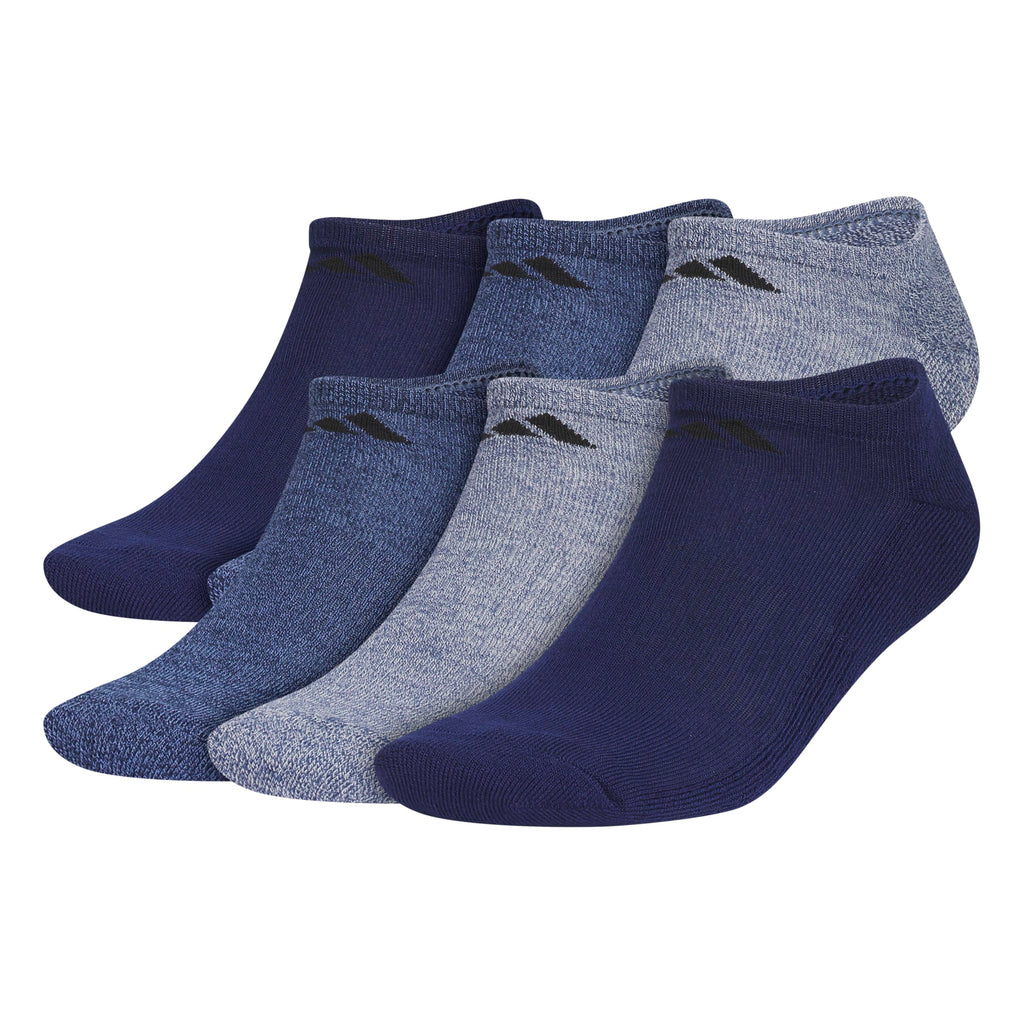 adidas Men's Athletic Cushioned No Show Socks (6 Pairs) Durable & Comfortable