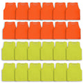 Athllete LITEMESH Pinnies (Set of 12/24 Practice Vests) Youth Pinnies, Pennies for Sports Youth, and Scrimmage Vests