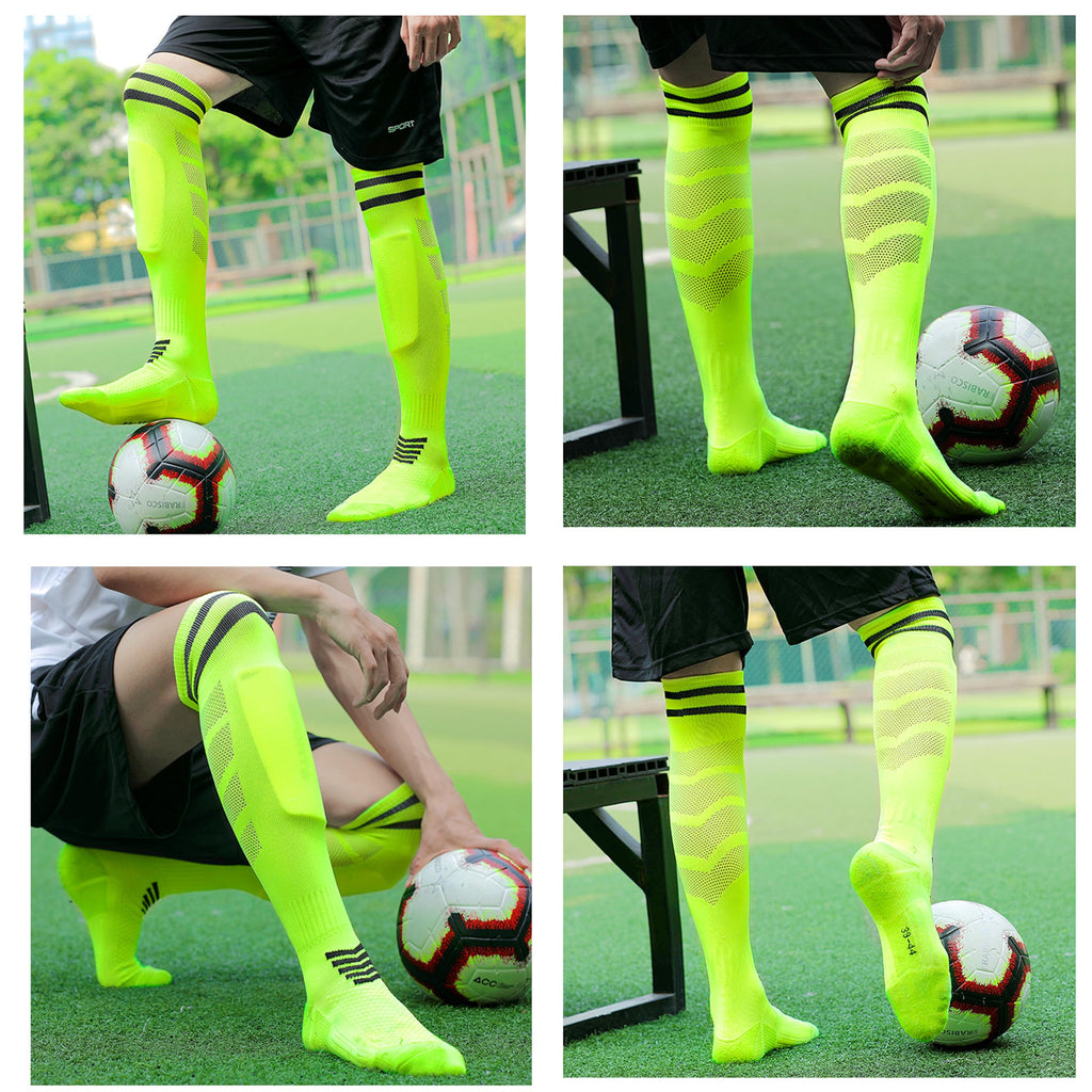 YMYDYFC Kids Soccer Socks 3Pack Cushion Cotton Compression Socks Baseball Sock For Youth Toddler Boys Girl Men Knee High Sock