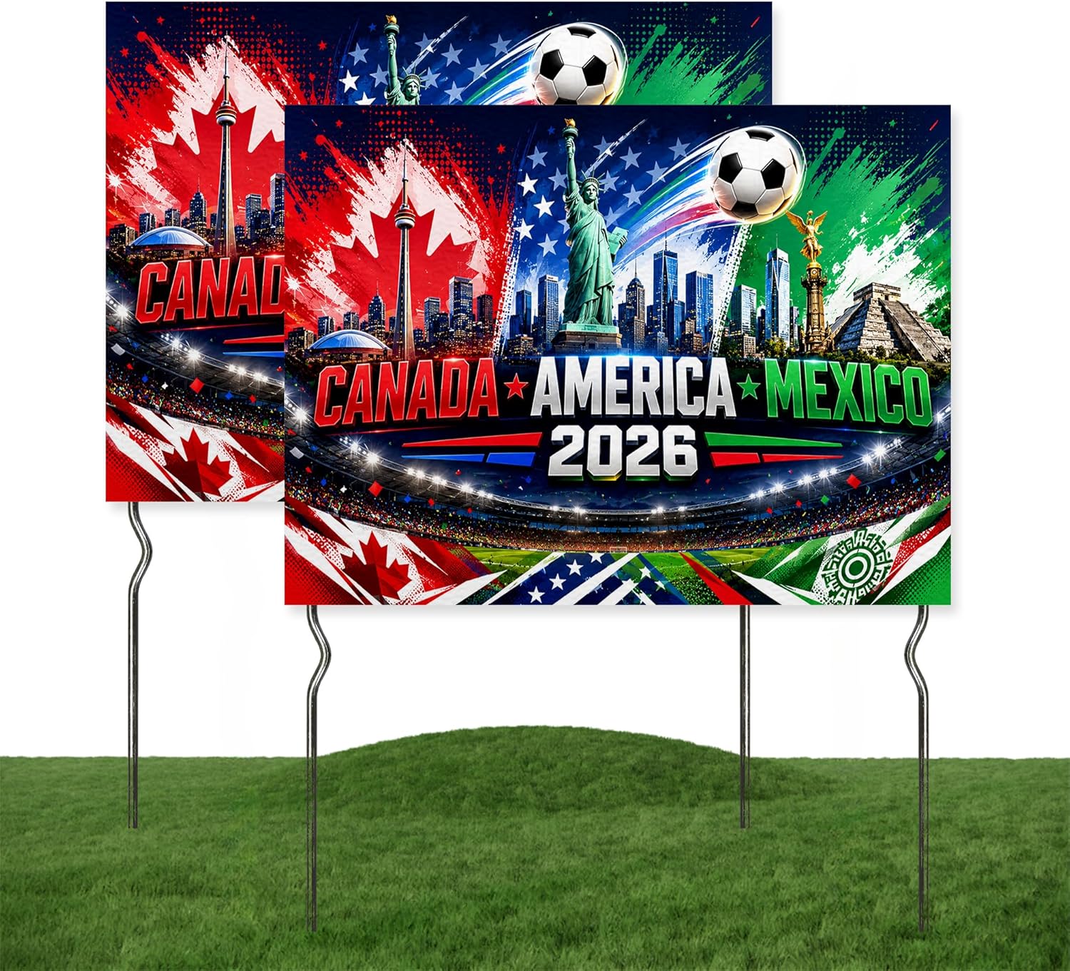 Soccer Feather Flag Banner