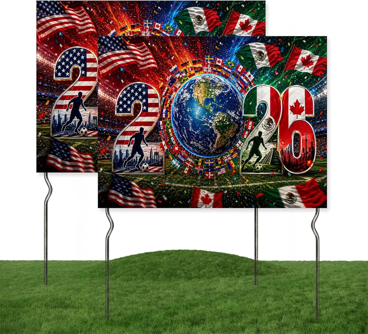 Soccer Feather Flag Banner