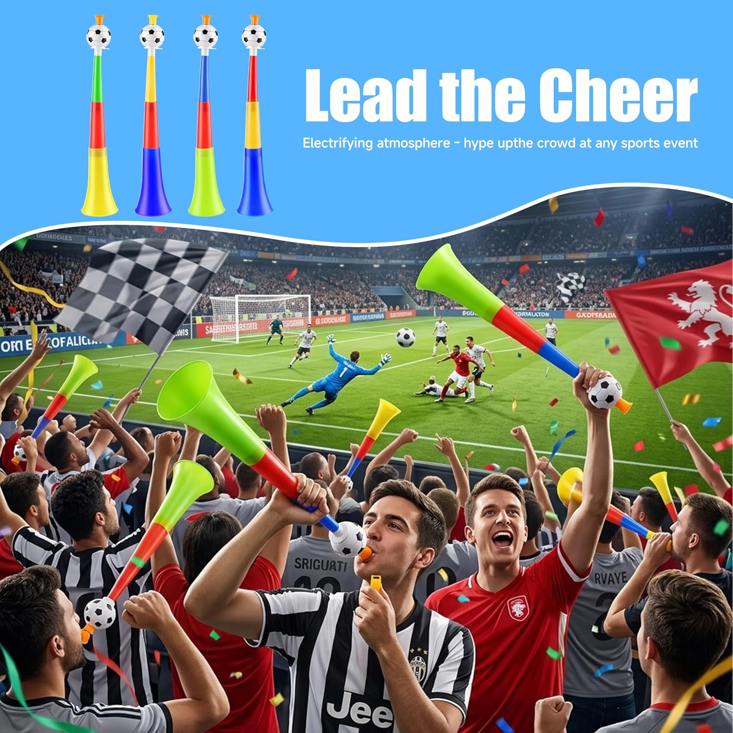Collapsible Soccer Stadium Horn