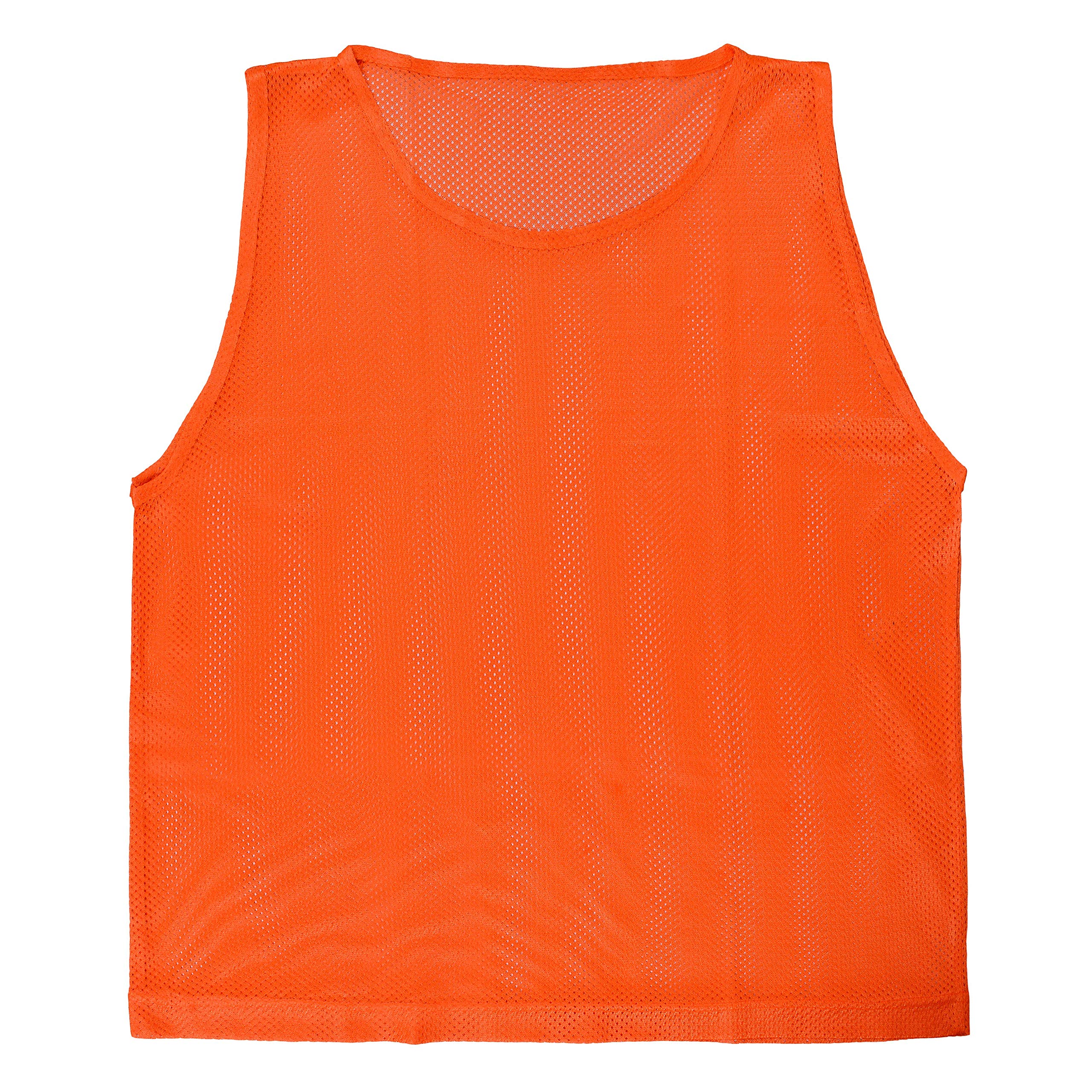 Athllete LITEMESH Pinnies (Set of 12/24 Practice Vests) Youth Pinnies, Pennies for Sports Youth, and Scrimmage Vests
