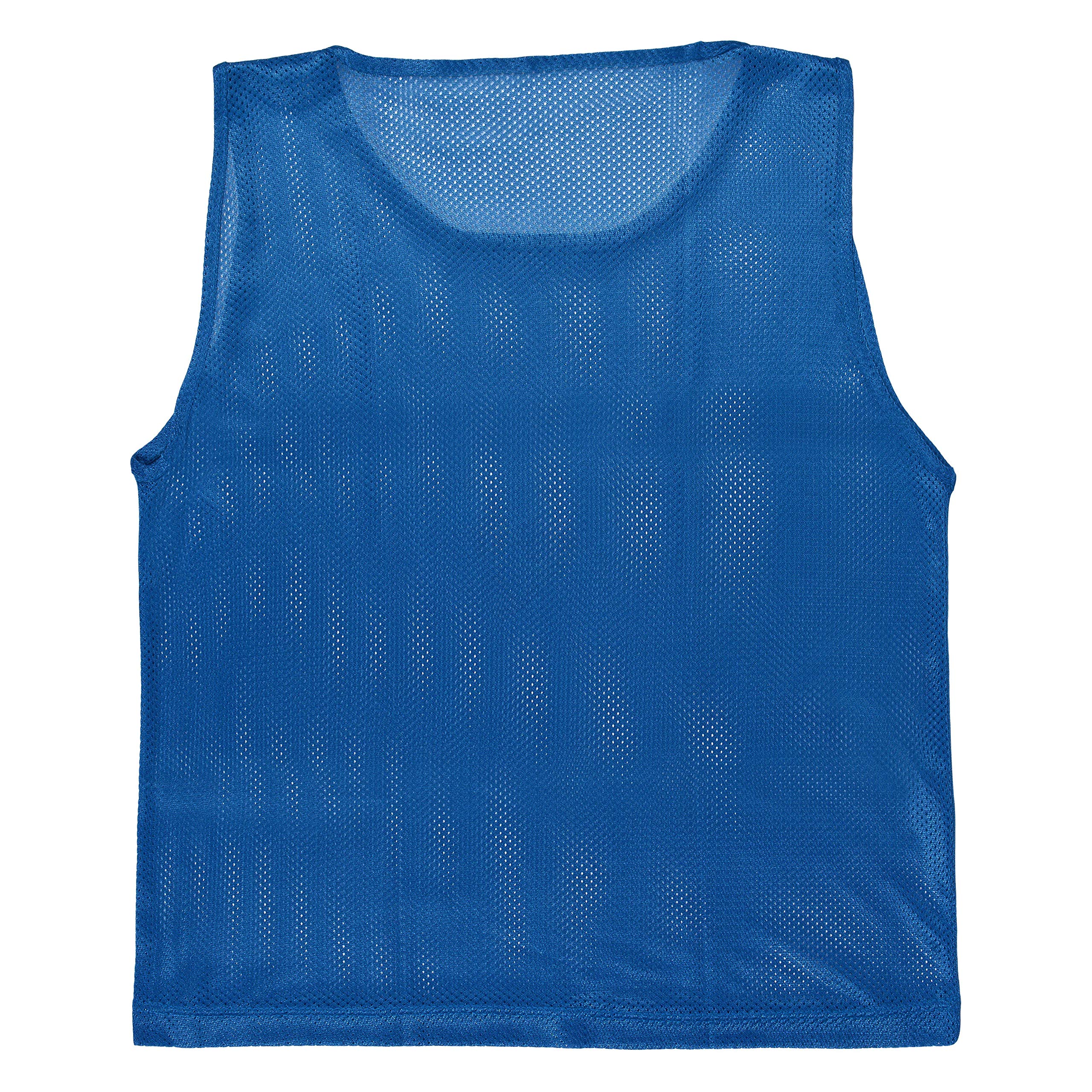 Athllete LITEMESH Pinnies (Set of 12/24 Practice Vests) Youth Pinnies, Pennies for Sports Youth, and Scrimmage Vests