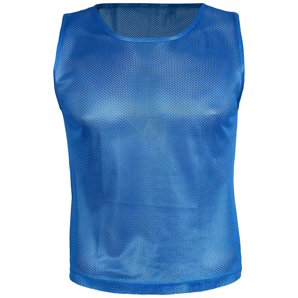 Athllete LITEMESH Pinnies (Set of 12/24 Practice Vests) Youth Pinnies, Pennies for Sports Youth, and Scrimmage Vests