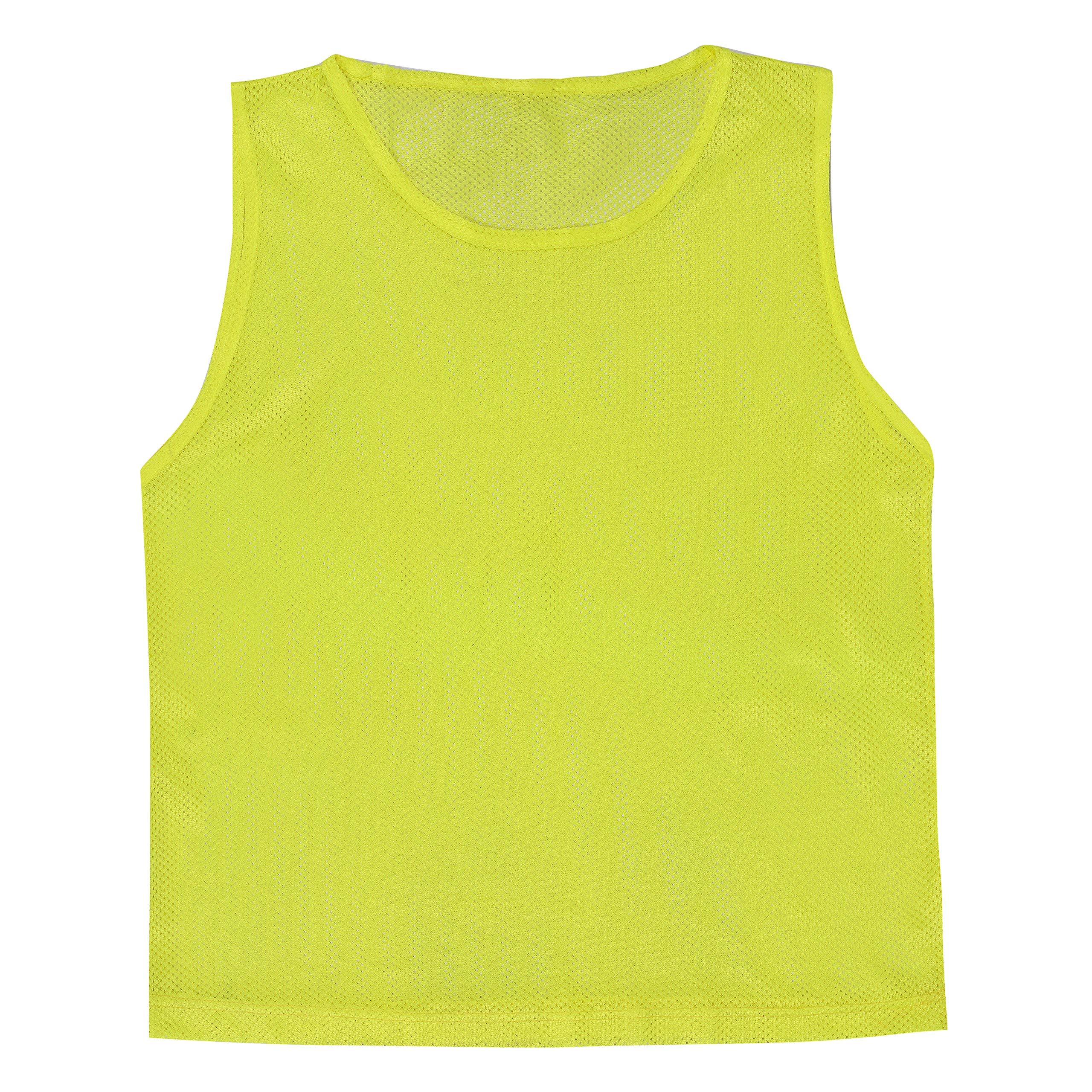 Athllete LITEMESH Pinnies (Set of 12/24 Practice Vests) Youth Pinnies, Pennies for Sports Youth, and Scrimmage Vests