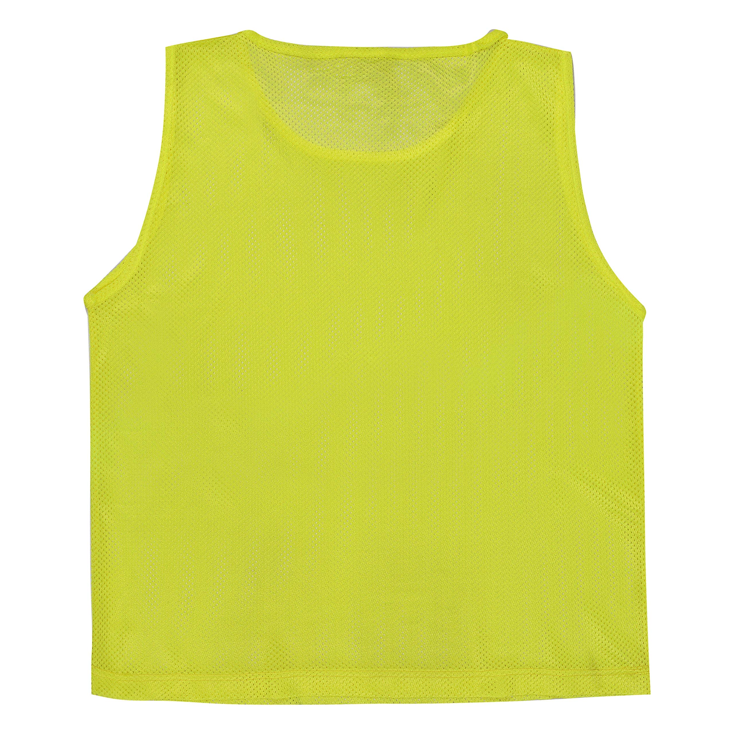 Athllete LITEMESH Pinnies (Set of 12/24 Practice Vests) Youth Pinnies, Pennies for Sports Youth, and Scrimmage Vests