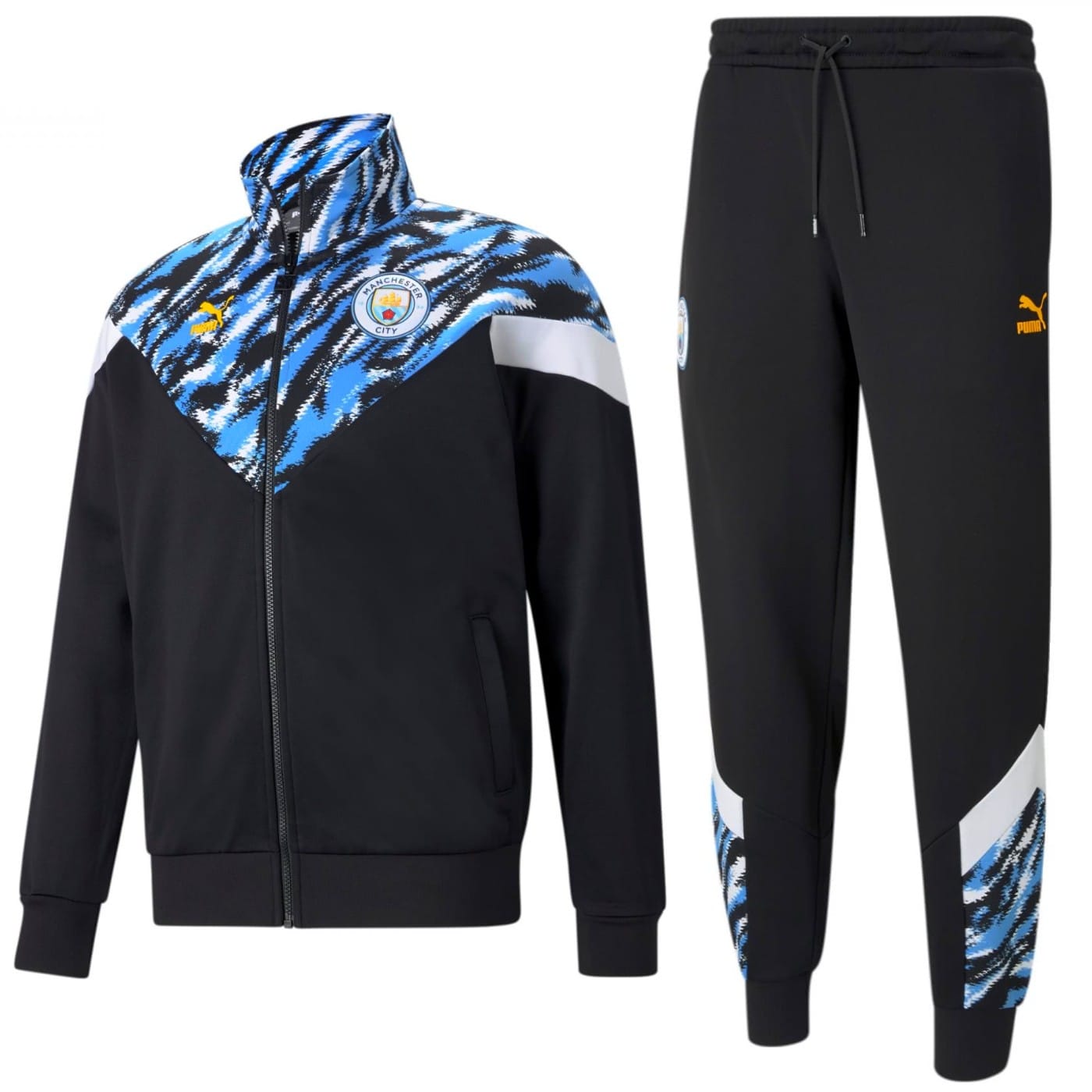 Manchester City Iconic Fans presentation Soccer tracksuit 2021 - Puma