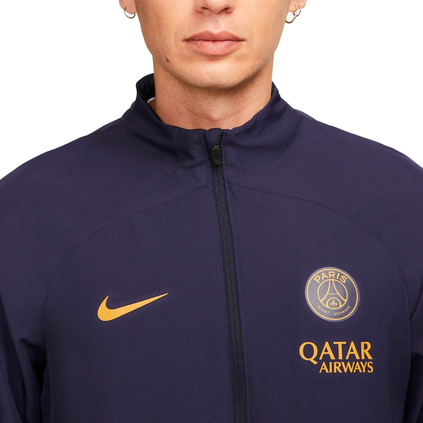 PSG navy training presentation Soccer tracksuit 2023/24 - Nike