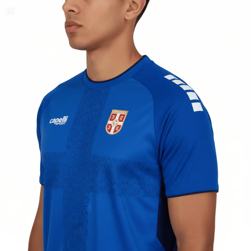 Serbia national team Home soccer jersey 2024/25 - Capelli Sport