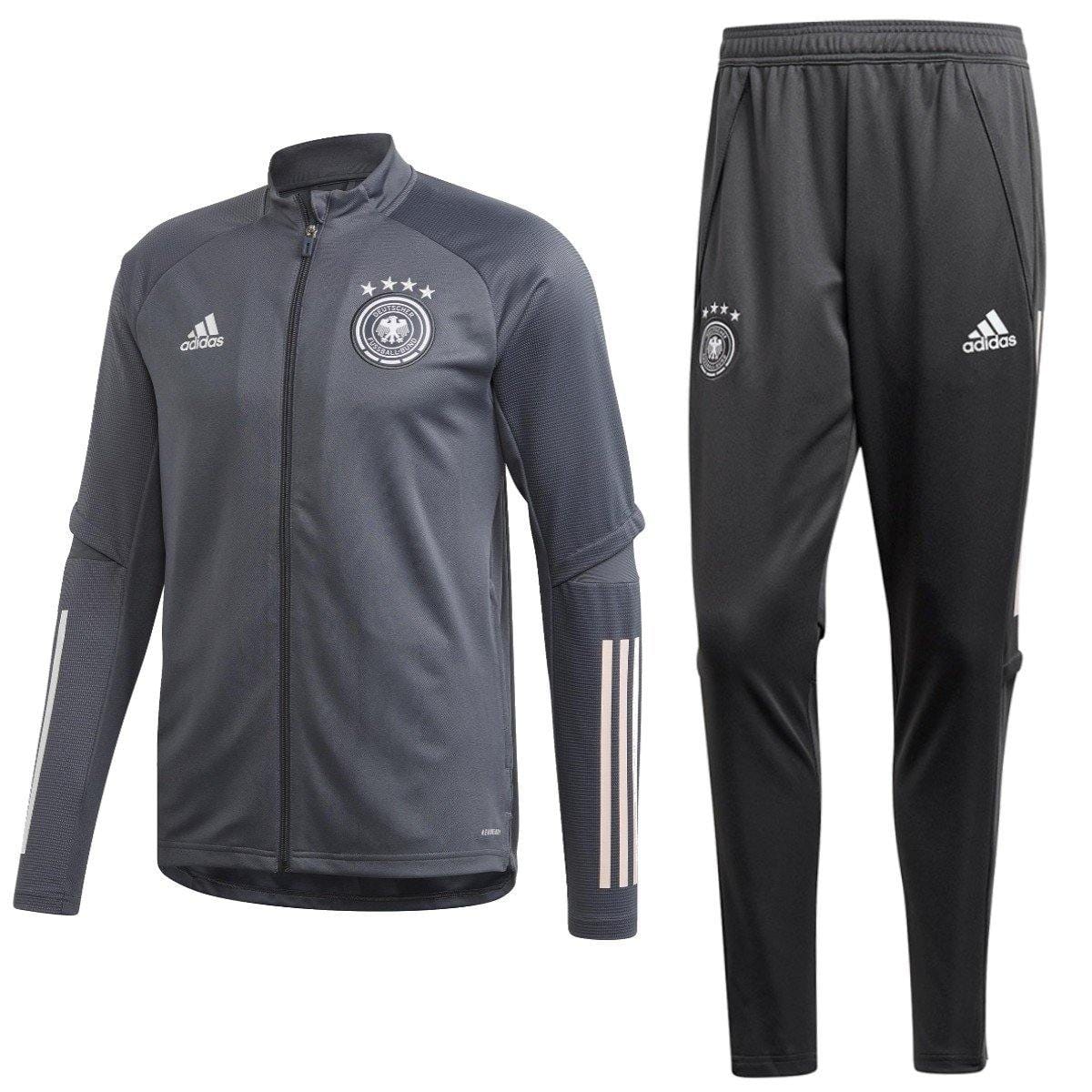 Germany national team grey training Soccer tracksuit 2020/21 - Adidas